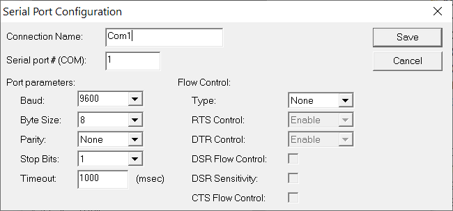 SerialPortConfiguration